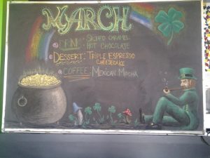 CHALK BOARD MARCH
