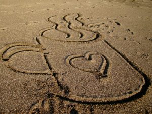 coffee in sand