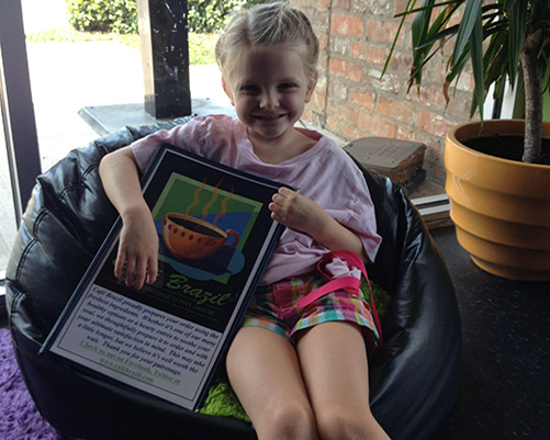 kids eat free at Cafe Brazil